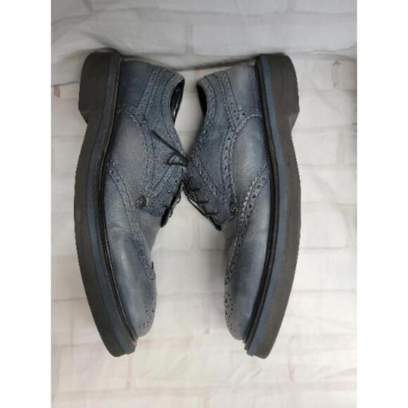 CESARE PACIOTTI LUXURY ITALIAN MEN\'S 308 MADISON CHINA NAVY OXFORDS SIZE 9 main image 14